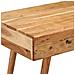 Scrivania 100x51x76 Cm In Legno Massello Di Acacia - Foto miniatura 5