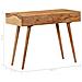 Scrivania 100x51x76 Cm In Legno Massello Di Acacia - Foto miniatura 15