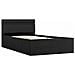Giroletto con Contenitore e LED Grigio Scuro Tessuto 90x200 cm - Foto miniatura 3