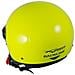 Backline Casco Jet Visiera Antigraffio Giallo Fluo Ece 22-05 Taglia Xl - Foto miniatura 3