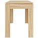 Tavolo da Pranzo Rovere Sonoma 120x60x76cm in Legno Multistrato - Foto miniatura 8