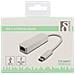 Adattatore Di Rete Usb 3.1, Gigabit, 1xrj45, Usb Tipo C, Bianco - Foto miniatura 2