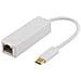 Adattatore Di Rete Usb 3.1, Gigabit, 1xrj45, Usb Tipo C, Bianco - Foto miniatura 1
