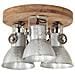Lampada a Sospensione Industriale 25 W Argento 42x27cm E27 - Foto miniatura 2