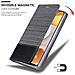 Custodia Compatibile Con Samsung Galaxy A42 In Grigio Nero - Coperchio Protettiva Con Chiusura Magnetica, Funzione Stand E Tasca Per Le Carte - Foto miniatura 7