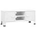 Mobile Tv Industriale Bianco 105x35x42 Cm In Metallo - Foto miniatura 1