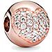 Charm Pandora Clip Cuore In Pavé - Pandora Rose - Foto miniatura 1