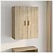Armadietto Pensile a Parete Rovere Sonoma 69,5x34x90 cm - Foto miniatura 1