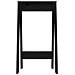 Sgabelli 2 Pz Nero 40x40x75 Cm In Legno Massello Di Pino - Foto miniatura 12