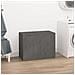 Contenitore Per Bucato Grigio 88,5x44x66 Cm Legno Massello Pino - Foto miniatura 3
