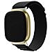Cinturino Per Orologio Nylon Black  Orologio Fitbit Versa 3 - Foto miniatura 1