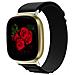 Cinturino Per Orologio Nylon Black  Orologio Fitbit Versa 3 - Foto miniatura 2
