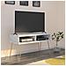 Athena Porta Tv A 2 Vani In Mdf Marmo Bianco - Foto miniatura 6