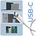 Cavo Usb-c / Usb-c Originale Ricarica E Sincronizzazione Bianco 1 Metro - Foto miniatura 2