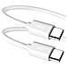 Cavo Usb-c / Usb-c Originale Ricarica E Sincronizzazione Bianco 1 Metro - Foto miniatura 1