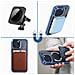 Cover Magsafe Per Iphone 15 Pro Max Silicone Bordo Cromato Blu - Foto miniatura 4