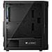 Case Portos ARGB Midi Tower Micro-ATX 2 Porte USB 2.0 1xUSB 3.2 Gen 1 Colore Nero. - Foto miniatura 3