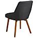 Set Di 2 Sedie Da Pranzo Tessuto Nero Melfort - Foto miniatura 2
