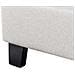 Letto Senza Testata Tessuto Roanne 90 X 200 Cm Grigio Chiaro - Foto miniatura 6