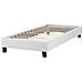 Letto Senza Testata Tessuto Roanne 90 X 200 Cm Grigio Chiaro - Foto miniatura 10