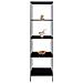 Libreria Vita - Nero - Metallo - 36x51x170 Cm - Foto miniatura 4