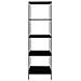 Libreria Vita - Nero - Metallo - 36x51x170 Cm - Foto miniatura 5