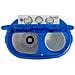 Briebe Wm1140 Mini Lavatrice Portatile Camping 3kg Lavati, 1kg Centrifuga, 2 Scomparti 190 W Bianco/blu - Foto miniatura 5