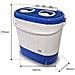 Briebe Wm1140 Mini Lavatrice Portatile Camping 3kg Lavati, 1kg Centrifuga, 2 Scomparti 190 W Bianco/blu - Foto miniatura 6