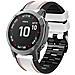 Cinturino In Silicone Bianco Per Garmin Fenix 8x 7 6x 6 5x 5 5s White 22 Mm - Foto miniatura 2