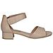 Beige Nappa Casual Open Sandals Sandali Pelle Scarpe Donna Beige Eu 36, 9-28212-42-402 - Foto miniatura 2
