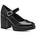 Kulla Pumps High Scarpe Con Tacco Sintetico E Tessile Scarpe Donna Nero Eu 37, 2-24405-43 001 - Foto miniatura 1