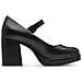 Kulla Pumps High Scarpe Con Tacco Sintetico E Tessile Scarpe Donna Nero Eu 37, 2-24405-43 001 - Foto miniatura 3