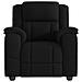 Poltrona Reclinabile In Tessuto Nero - Foto miniatura 3