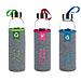Set 3 Bottiglie Neopreno Cristal Con Etichette Messaggi 500 Ml - Foto miniatura 2