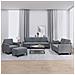 Set Di Divani 4 Pz Grigio Scuro In Velluto - Foto miniatura 1