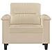 Lusso Casadino -  Poltrona Crema 60 Cm In Microfibra - Foto miniatura 2