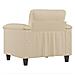 Lusso Casadino -  Poltrona Crema 60 Cm In Microfibra - Foto miniatura 4