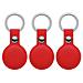 Confezione 3 Portachiavi Mitag Similpelle Apple Trova Il Mio Ultra Preciso, Rosso - Foto miniatura 1