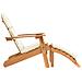 Sedia Adirondack Giardino con Poggiapiedi Legno Massello Acacia - Foto miniatura 4