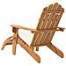Sedia Adirondack Giardino con Poggiapiedi Legno Massello Acacia - Foto miniatura 5