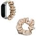 Cinturino Elastico Per Braccialetto Compatibile Con Xiaomi Mi Band 8 - Design Scrunchie Apricot - Foto miniatura 2