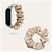 Cinturino Elastico Per Braccialetto Compatibile Con Xiaomi Mi Band 8 - Design Scrunchie Apricot - Foto miniatura 3