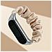 Cinturino Elastico Per Braccialetto Compatibile Con Xiaomi Mi Band 8 - Design Scrunchie Apricot - Foto miniatura 4