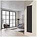 Radiatore Da Design A Piastre 200x45 Cm Termoarredo Verticale A Tubi Piatti Lucca Grigio Opaco - Foto miniatura 1