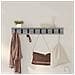 Appendiabiti a muro Grigio sonoma 80 x 10.5 x 10.5 cm - Foto miniatura 2