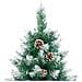 Albero di Natale snodato Verde 72 x 72 x 180 cm PVC - Foto miniatura 4