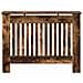 Copertura per radiatori Rovere fumé 112 x 19 x 81,5 cm - Foto miniatura 4