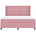 Letto a molle con materasso Rosa 200 x 180 cm Poliestere - Foto miniatura 7
