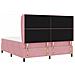 Letto a molle con materasso Rosa 200 x 180 cm Poliestere - Foto miniatura 9