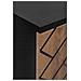 | Mobiletto 80 cm - Marron Mat - Mobili da bagno - Mobiletti - Piano di lavoro nero - Foto miniatura 8